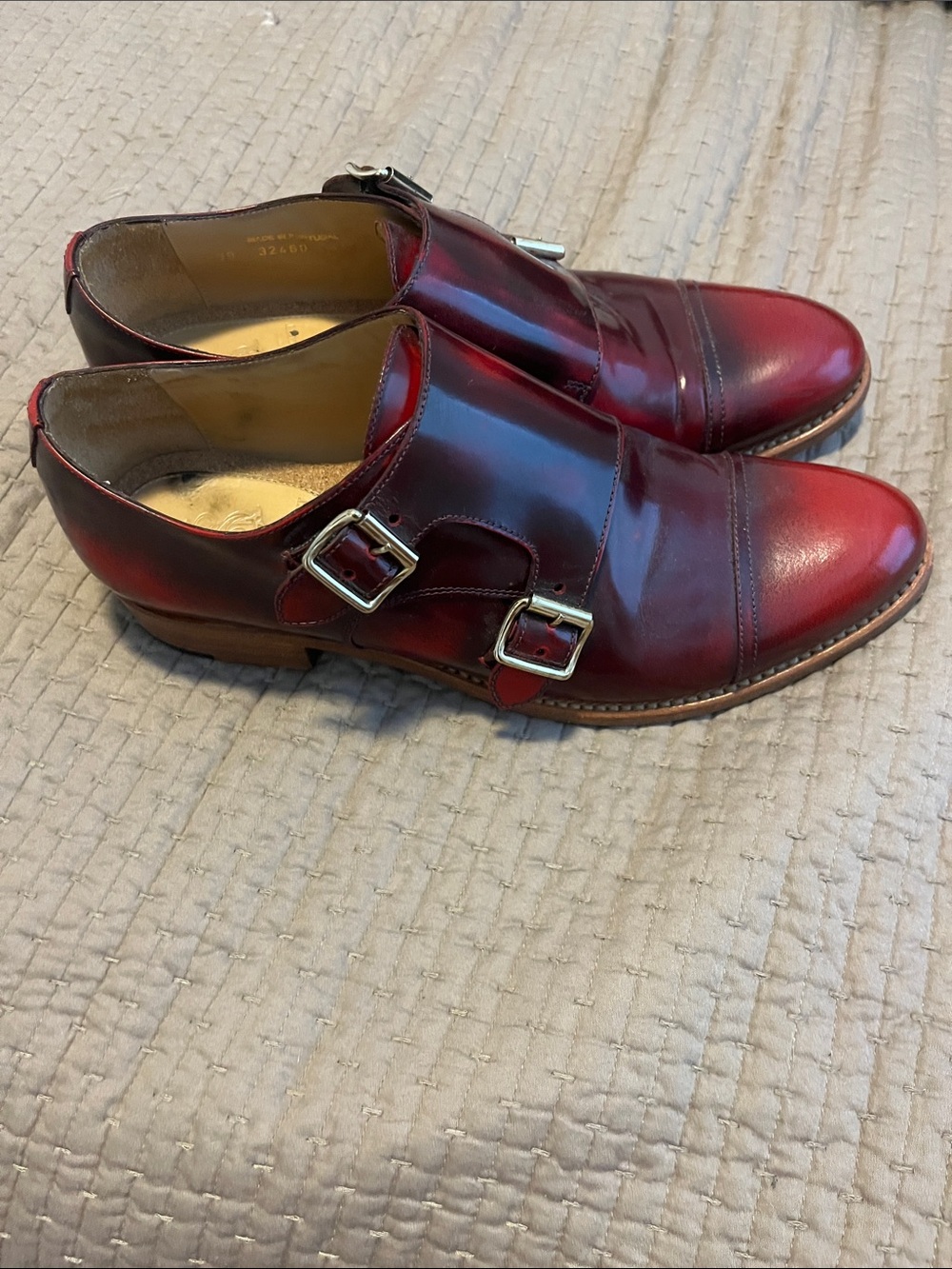 Office of Angela Scott Mr Colin Double Monkstrap Magenta 39 - Picture 2 of 7